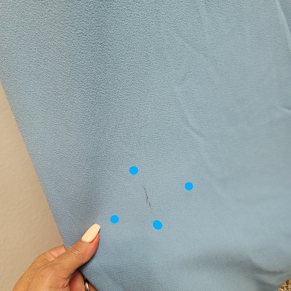 DRESS THE POPULATION SEA BREEZE SKY BLUE JODI EVENING MERMAID GOWN WOMEN… - Picture 3 of 16